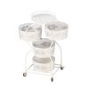 Plant Stand Magnetic Absorption Design Movable And Rotatable Floor-Standing Domestic Kitchen Bathroom Storage Shelf