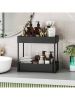 2 layers Under Sink Organizers and Storage Bathroom Organizer Under Sink, Pull Out Cabinet Organizer for Kitchen Bathroom Sink Storage