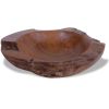 Bowl Solid Teak 11.8"