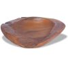 Bowl Solid Teak 11.8"