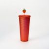 Full inlaid glass. Mattly black inlaid glass with a lid and straw. Repeatable double -wall insulation travel glass. Plastic acrylic soft color glass