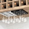 1pc Perforated Free Goblet Holder For Living Room Kitchen; Wine Glass Hanging Holder; Upside Down Red Wine Glass Hanging Holder For Kitchen Living Roo